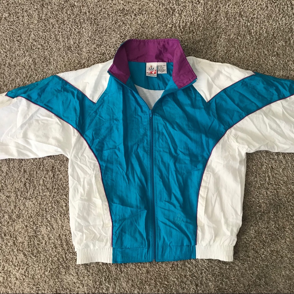 Vintage USA Olympic Windbreaker